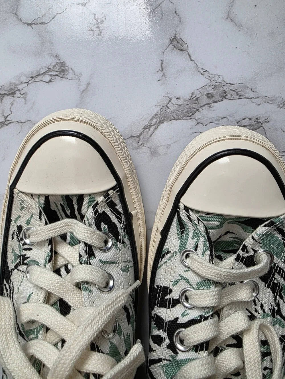 Converse worn great